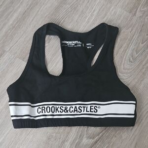 Crooks & Castles Monochrome Sports Bra